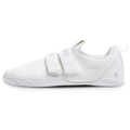 Notorious Lifters Gen 3 Bliss White side view - minimalist powerlifting slipper, dual strap